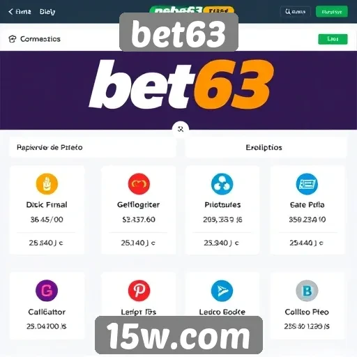 Métodos de pagamento aceitos no site bet63